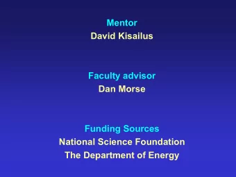 Synthesis of Zinc Oxide Catalyzed  David Kisailus  by Silicatein and Biomimetic SAMs  Faculty