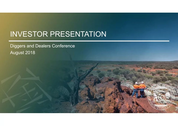 investor presentation