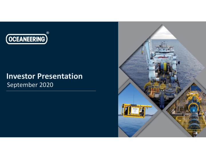 investor presentation