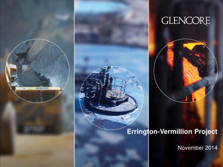 errington vermillion project