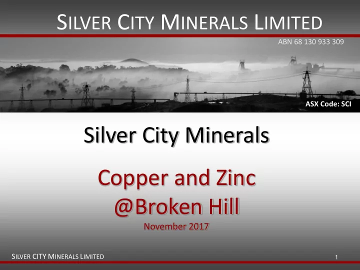 silver city minerals
