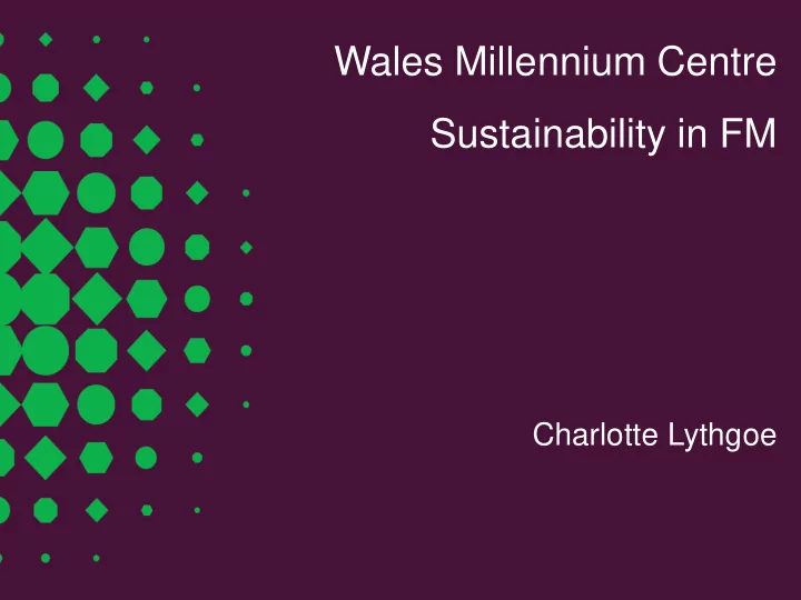 wales millennium centre