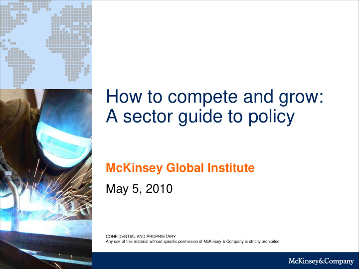 a sector guide to policy