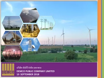 ()  DEMCO PUBLIC COMPANY