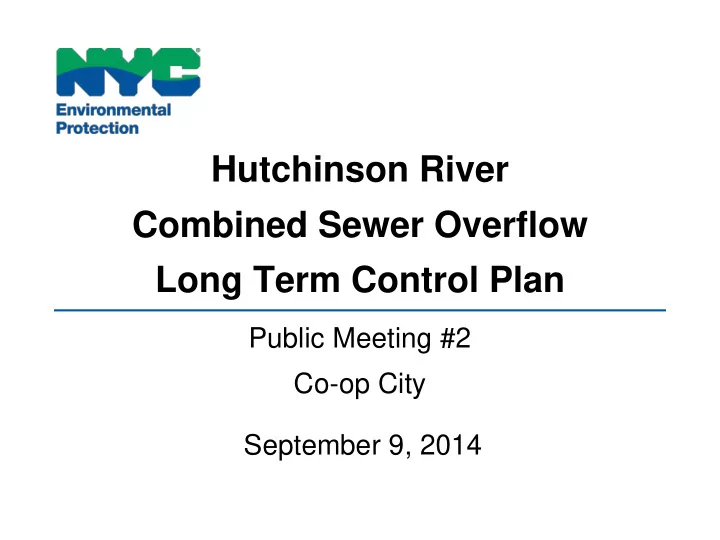 combined sewer overflow