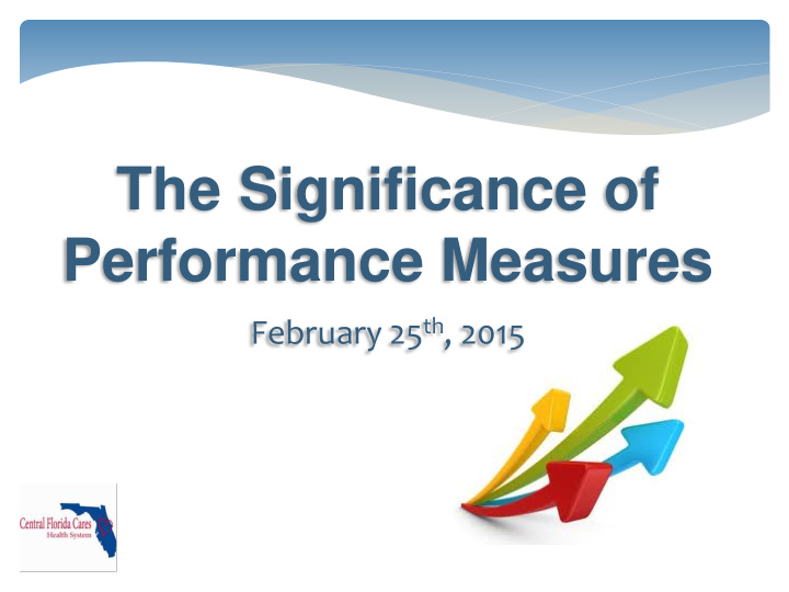 the significance of performance measures