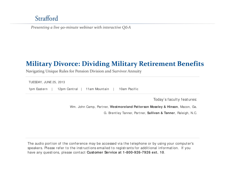 military divorce dividing military retirement benefits