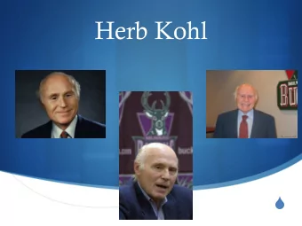 Herb Kohl    Year  Revenue  NBA  Milwaukee Bucks  Rank  (of 30)  Revenue  2009  $94 30 th