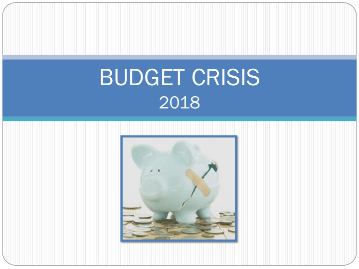 budget crisis