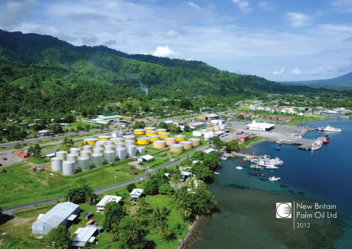 new britain palm oil ltd