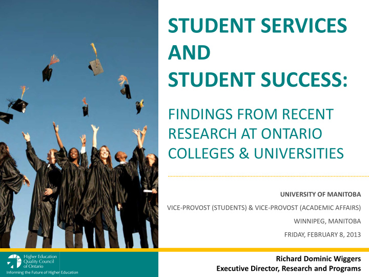 student services and student success