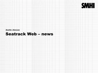 Seatrack Web  news  Seatrack Web introduction  Oil drift modell HELCOM  In the Baltic sea