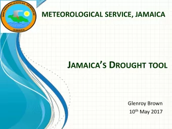 Acknowledge Our Champions  JMS  RADA  CIMH  IRI  USAID  PROBLEM. Local Context