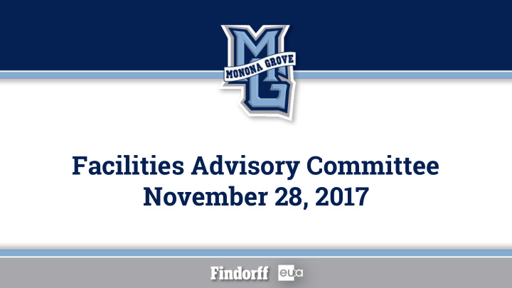 facilities advisory committee november 28 2017 agenda