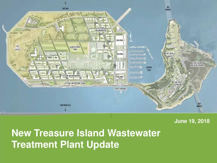 new treasure island wastewater
