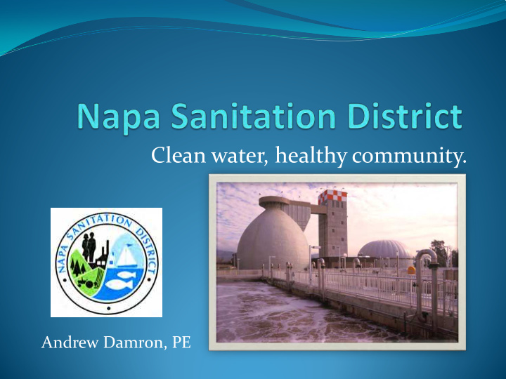 clean water healthy community