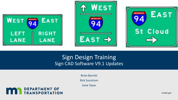 sign design training