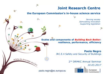Joint Research Centre  the European Commission's in-house science service  Serving society