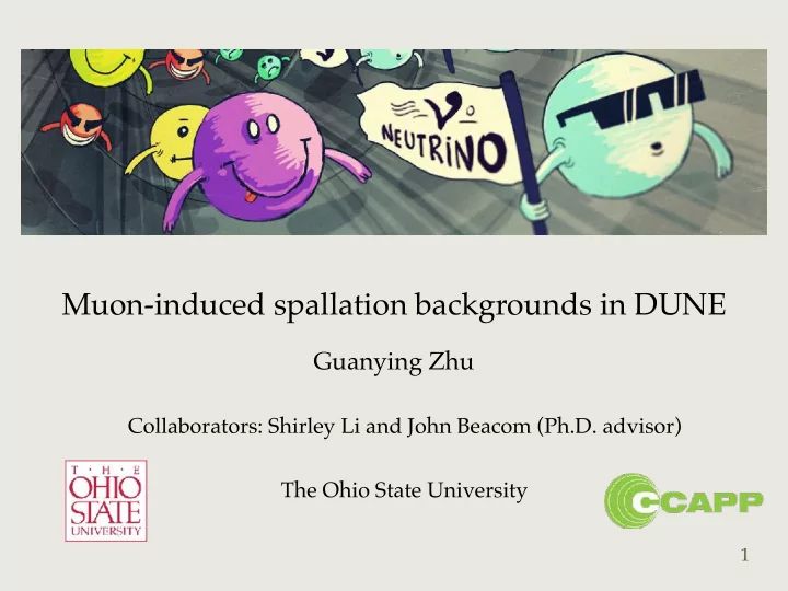 muon induced spallation backgrounds in dune