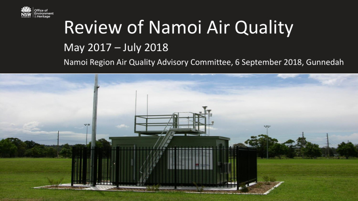 review of namoi air quality