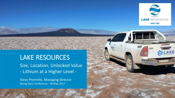lake resources