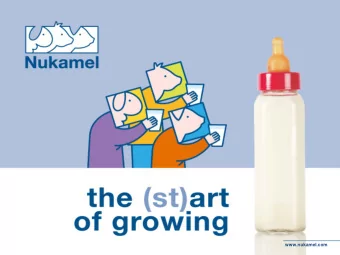 www.nukamel.com  Optimal Nutritional composition of calf milk  replacers in accelerated growth