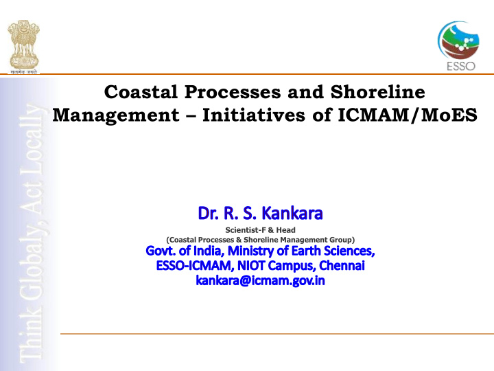coastal processes and shoreline management initiatives of