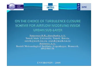 Statement of problem  Street  canyon  2  Mathematical statement of problem  Governing equations