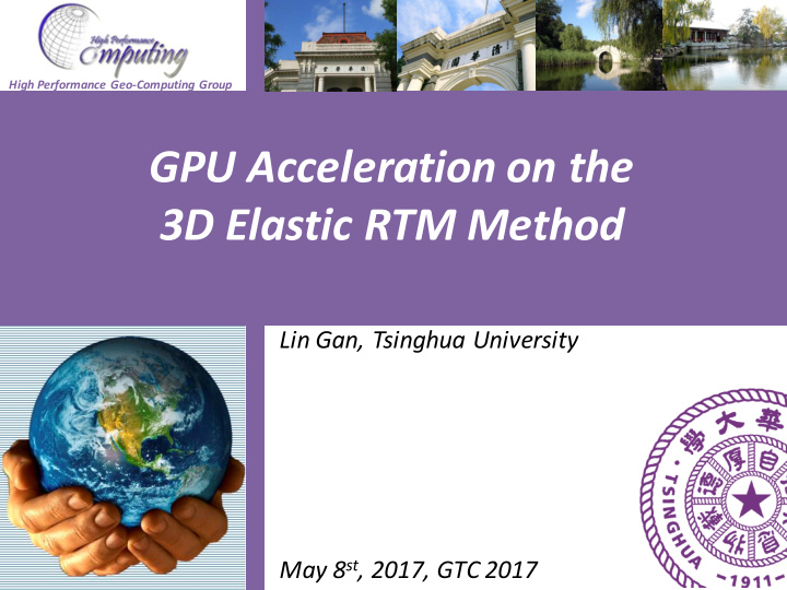 gpu acceleration on the 3d elastic rtm method