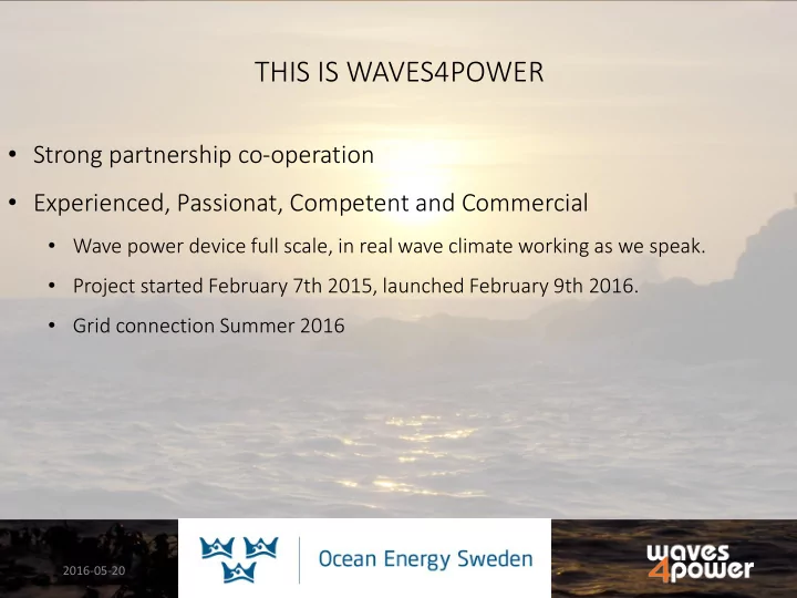this is waves4power