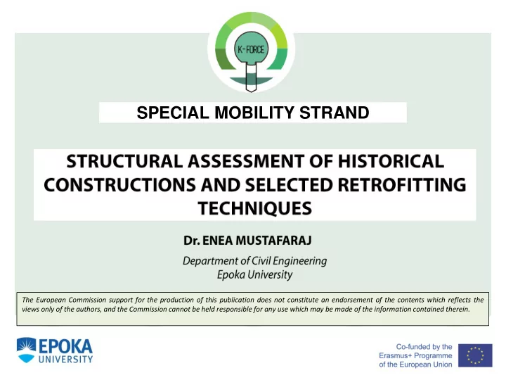 special mobility strand
