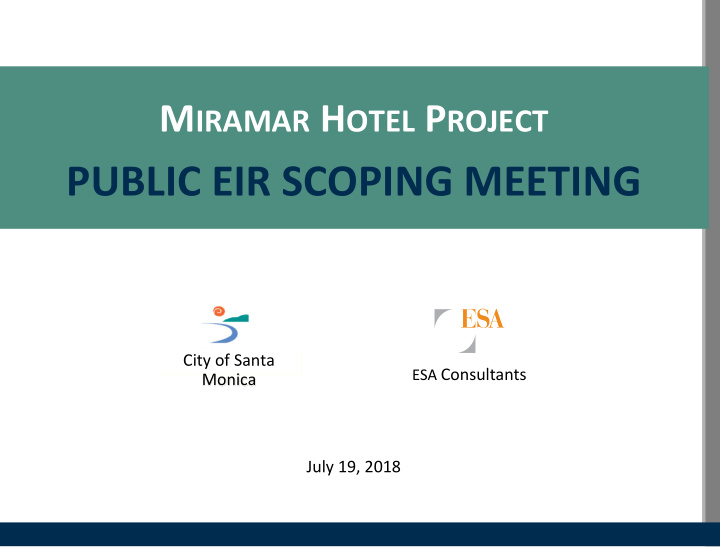 public eir scoping meeting
