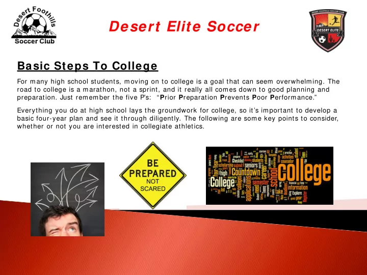 desert elite soccer