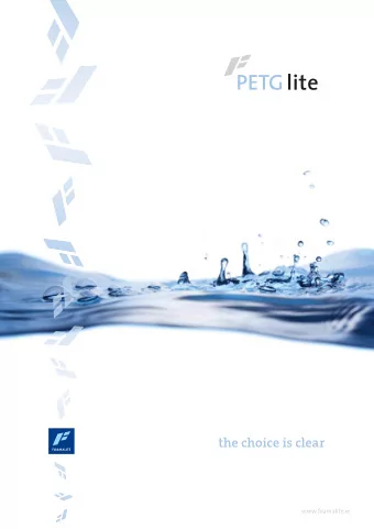 thechoiceisclear  www.foamalite.ie  PETGlite  easy  advertising  the  for