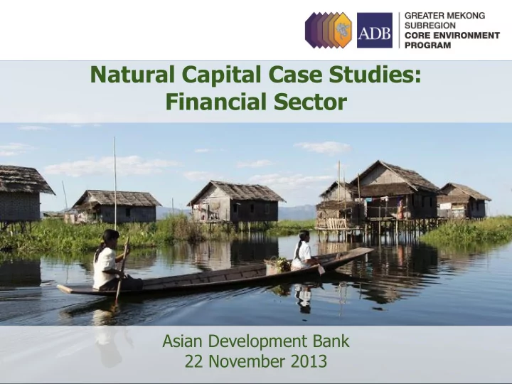 financial sector