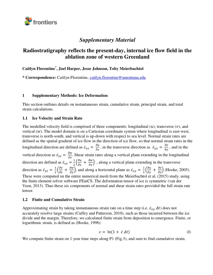supplementary material radiostratigraphy reflects the