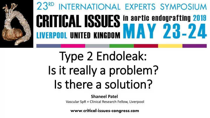 type 2 endoleak