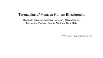 Coordination in human interaction  -  Joint attention:  -  Important for communication (Clark,