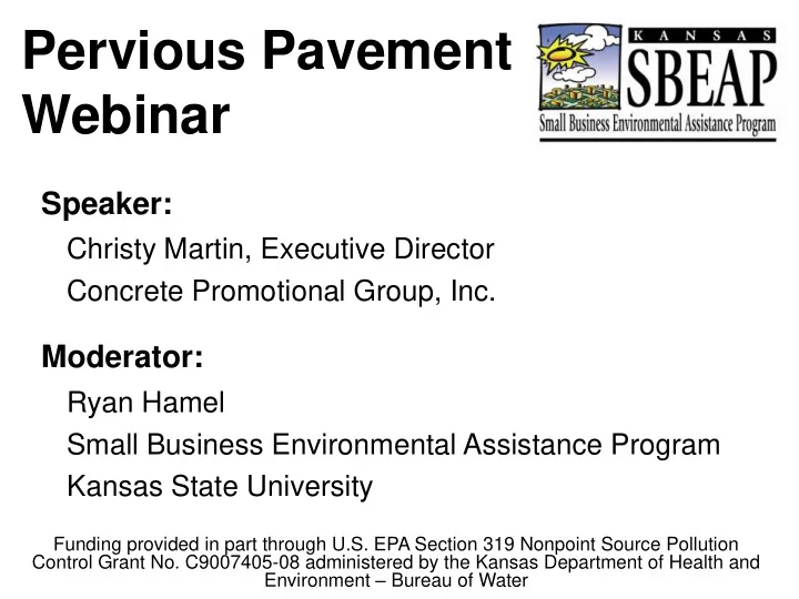pervious pavement