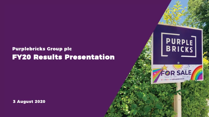 fy fy20 results presentation