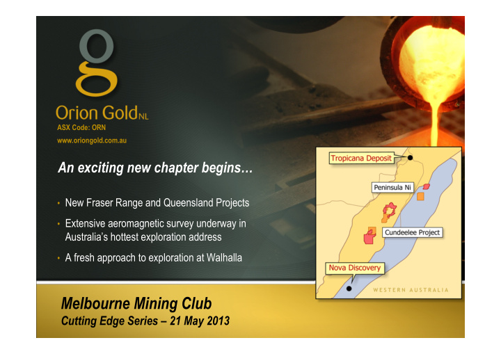 melbourne mining club
