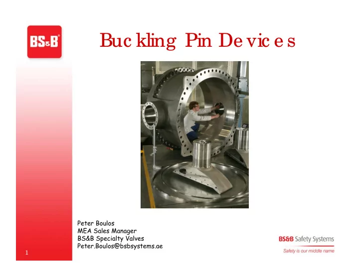 buc kling pin de vic e s