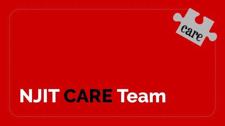 njit care team care team