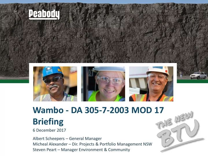 wambo da 305 7 2003 mod 17 briefing