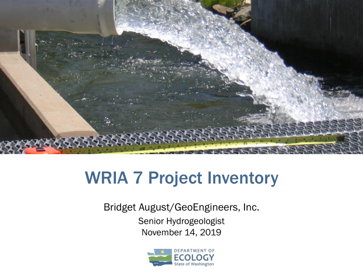 wria 7 project inventory