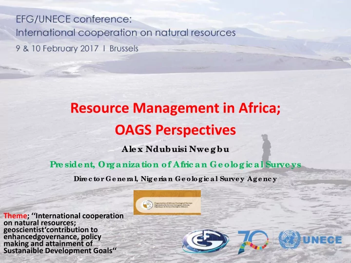 resource management in africa oags perspectives