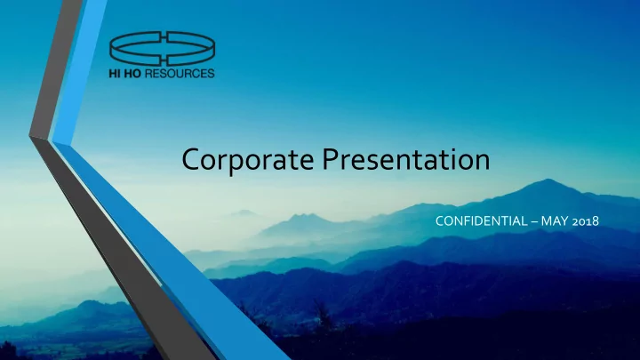corporate presentation