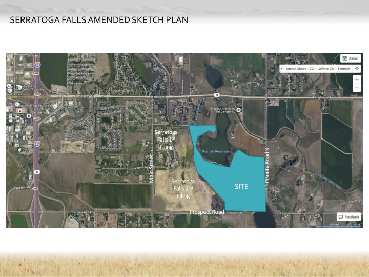 serratoga falls amended sketch plan
