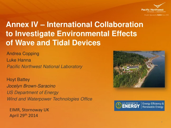 annex iv international collaboration to investigate