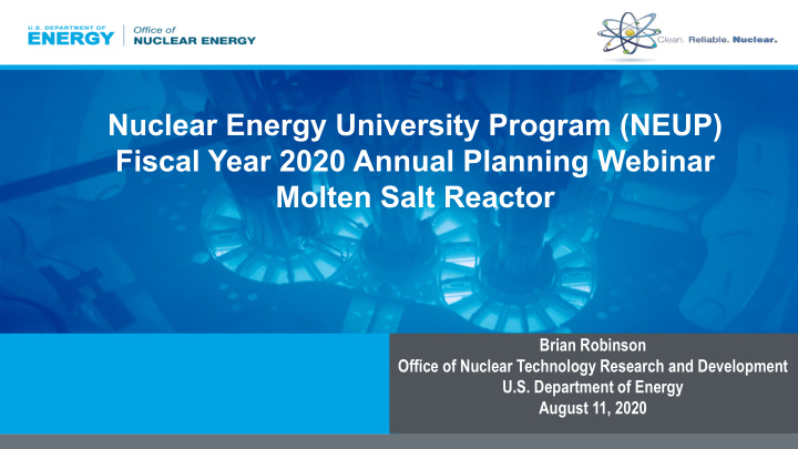 nuclear energy university program neup fiscal year 2020